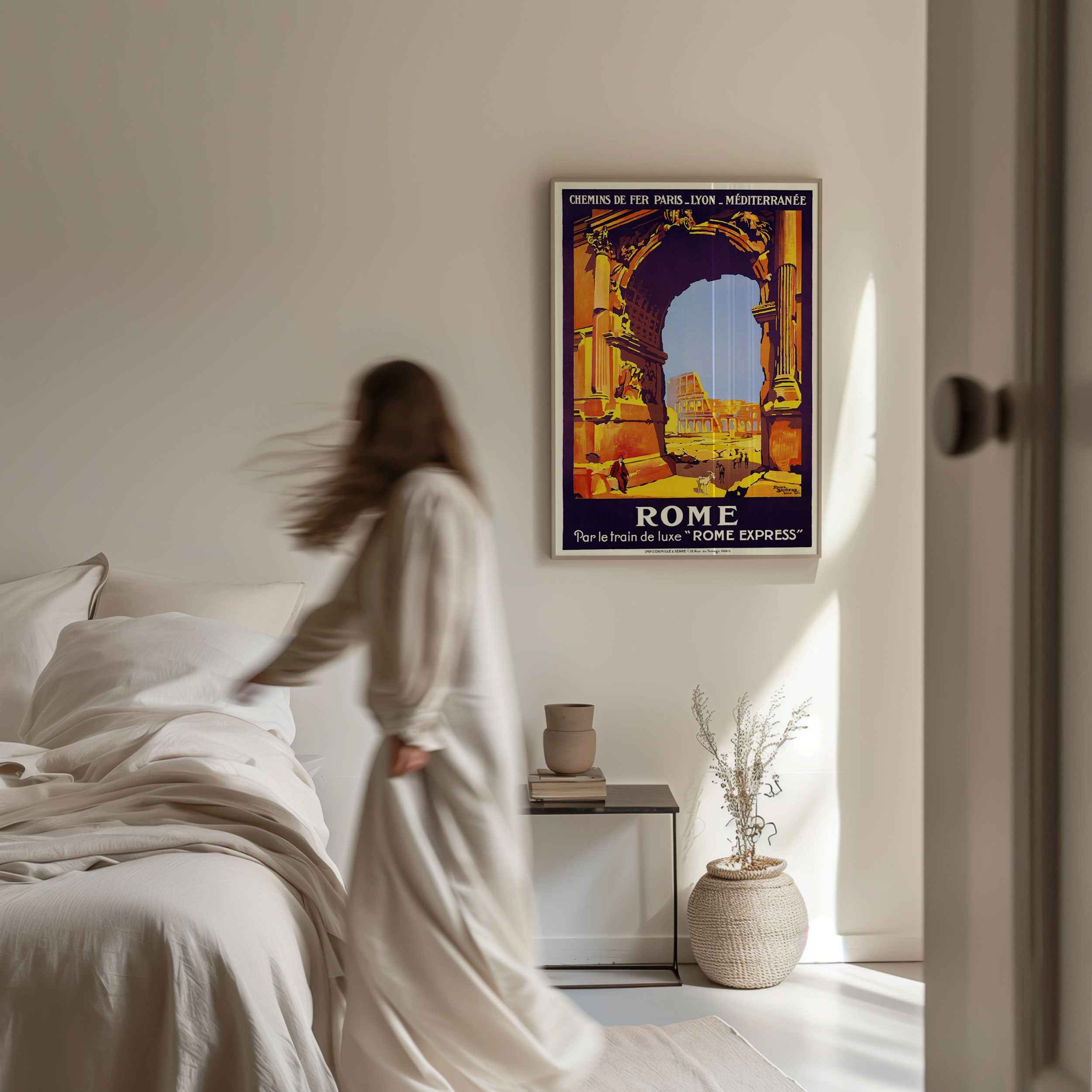 Rome Vintage Travel Poster Print