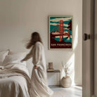 San Francisco Travel Poster Vintage Travel Poster Print