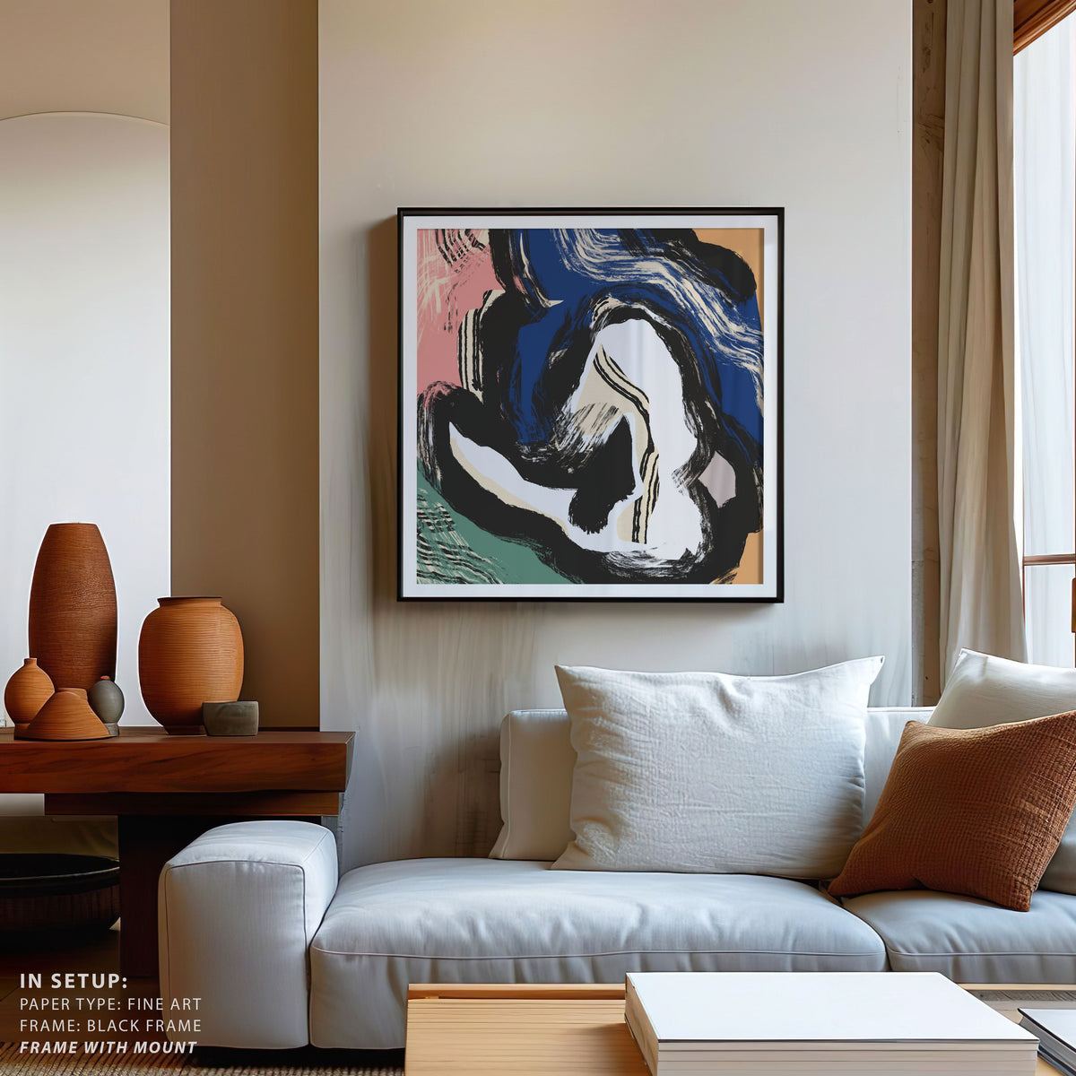 Sitting Nude Bold Abstract