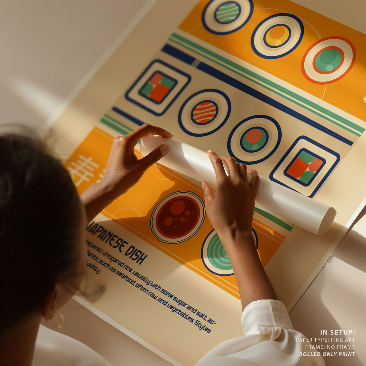 Sushi Japanese Food Print