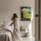 French Spa Retreat Travel Poster Print