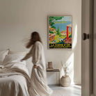 Riviera Golden Coast Travel Poster Print