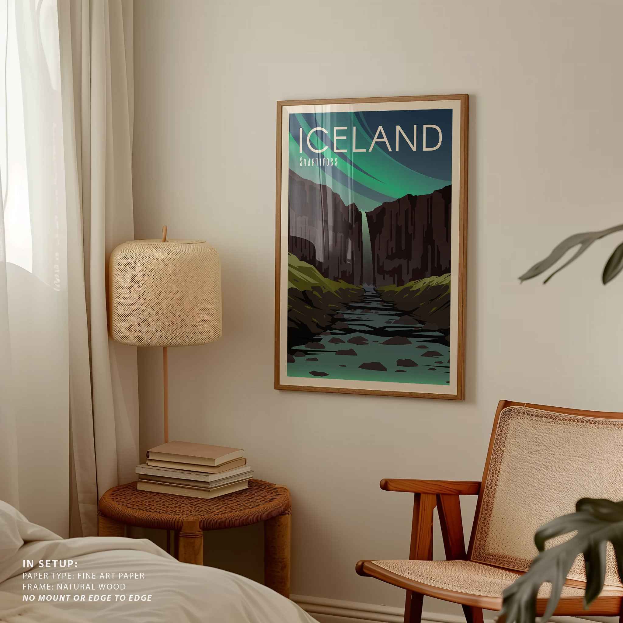 Iceland Travel Poster Print
