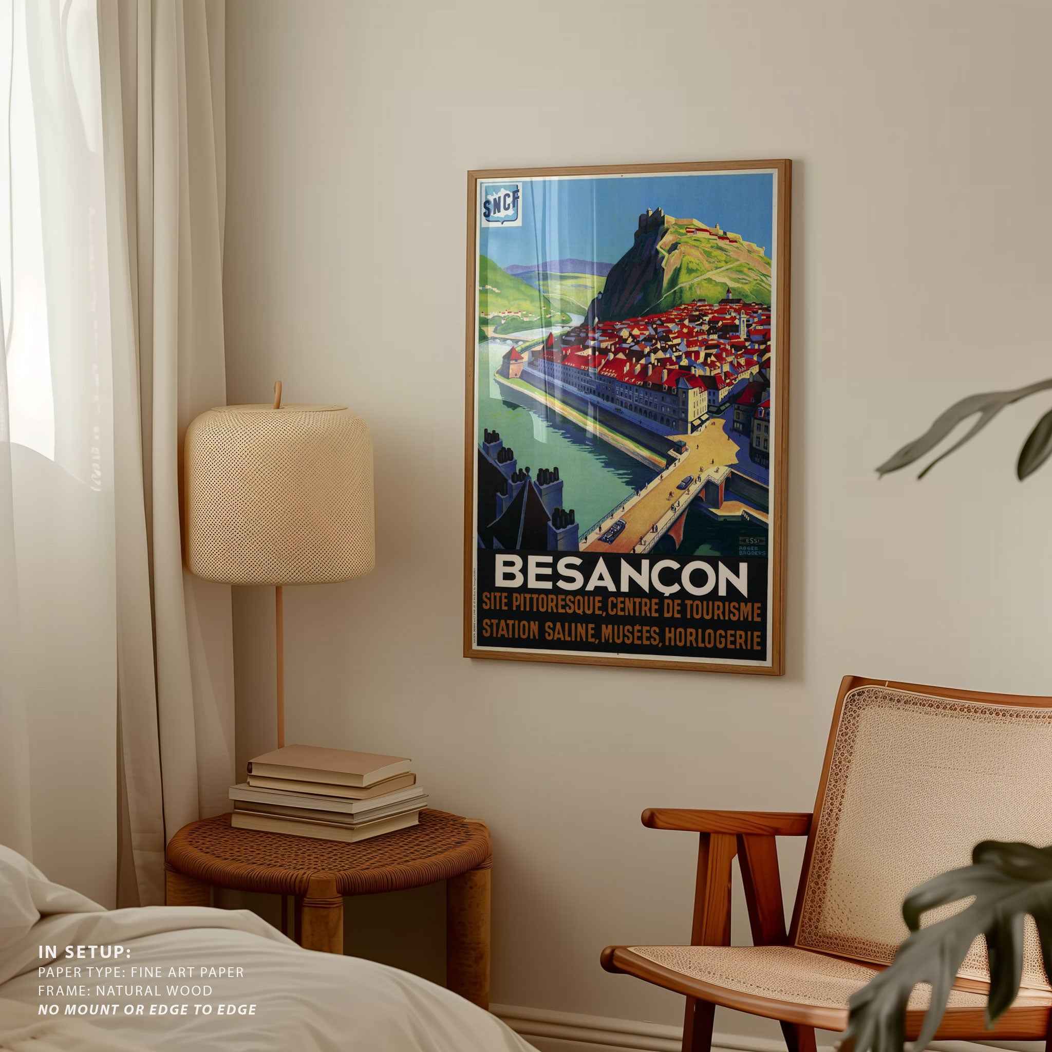 Besancon Travel Poster Print