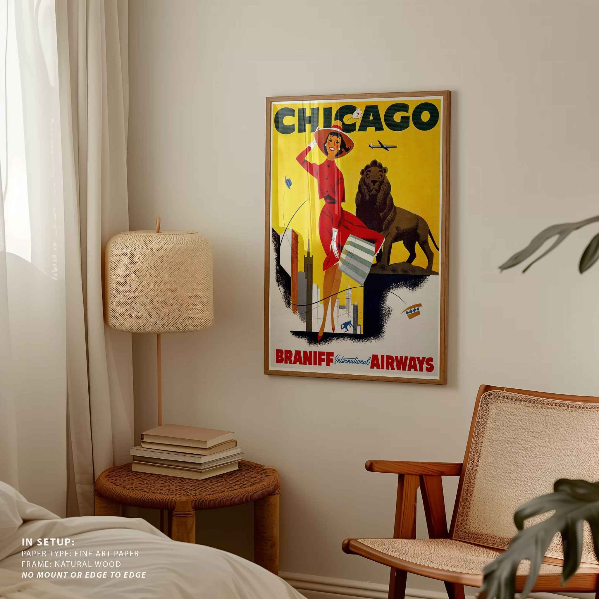Braniff Travel Poster Print