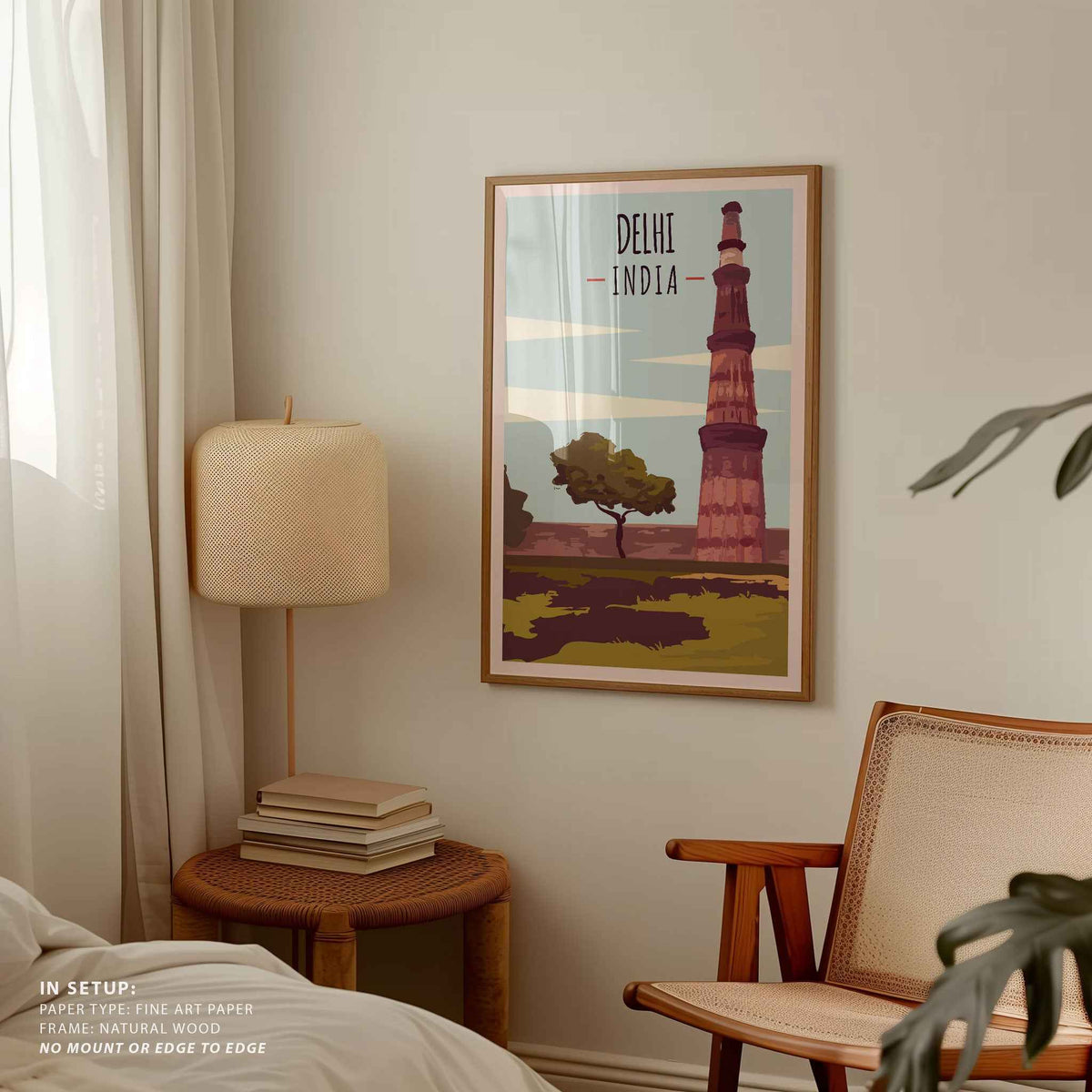 Delhi Travel Poster Print