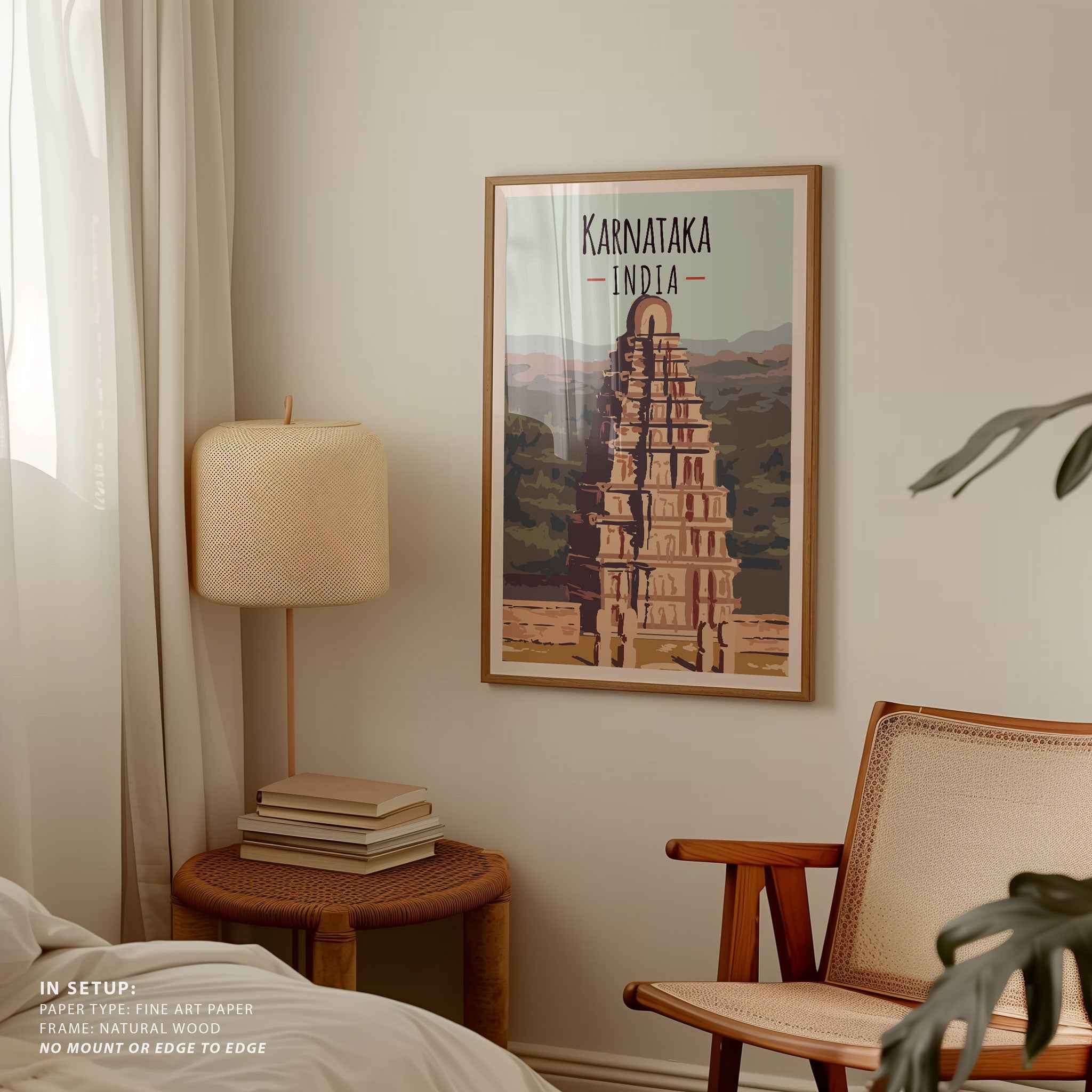 Karnataka Travel Poster Print