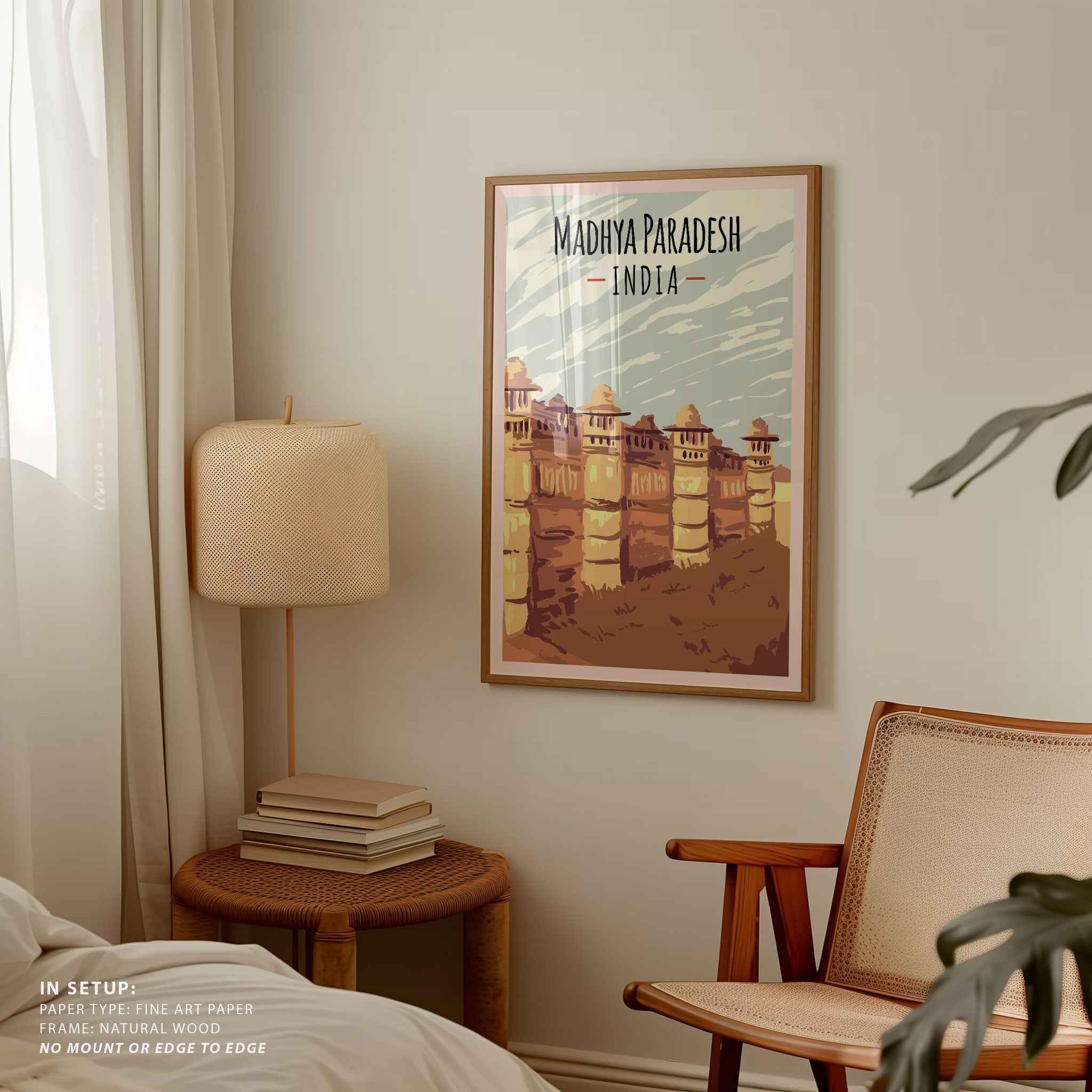 Madhya Pradesh Travel Poster Print