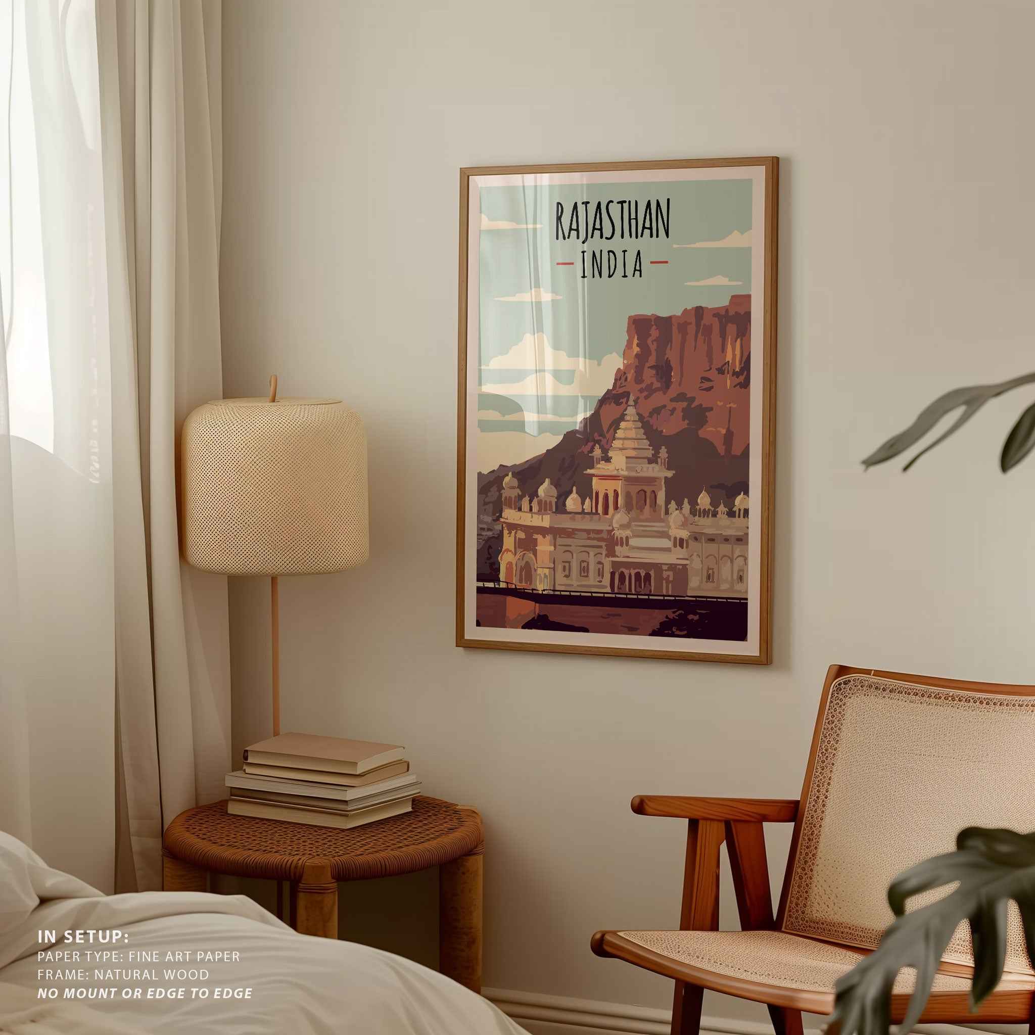 Rajasthan Travel Poster Print