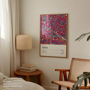 Road Map of Berlin with Colorful Neighborhoods and Districts – image 8