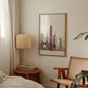 Skyline Dubai Travel Poster Print – image 7