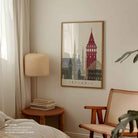 Skyline Istanbul Travel Poster Print