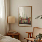 Skyline London Travel Poster Print