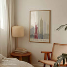 Skyline New York Travel Poster Print
