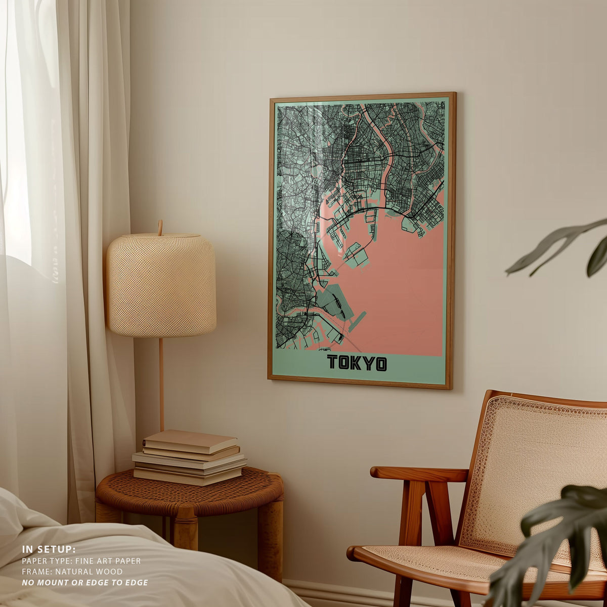 Tokyo Japan Peony City Map