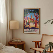 Grasse Floral Escape Travel Poster Print – image 7