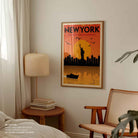 Vintage New York Travel Poster Print