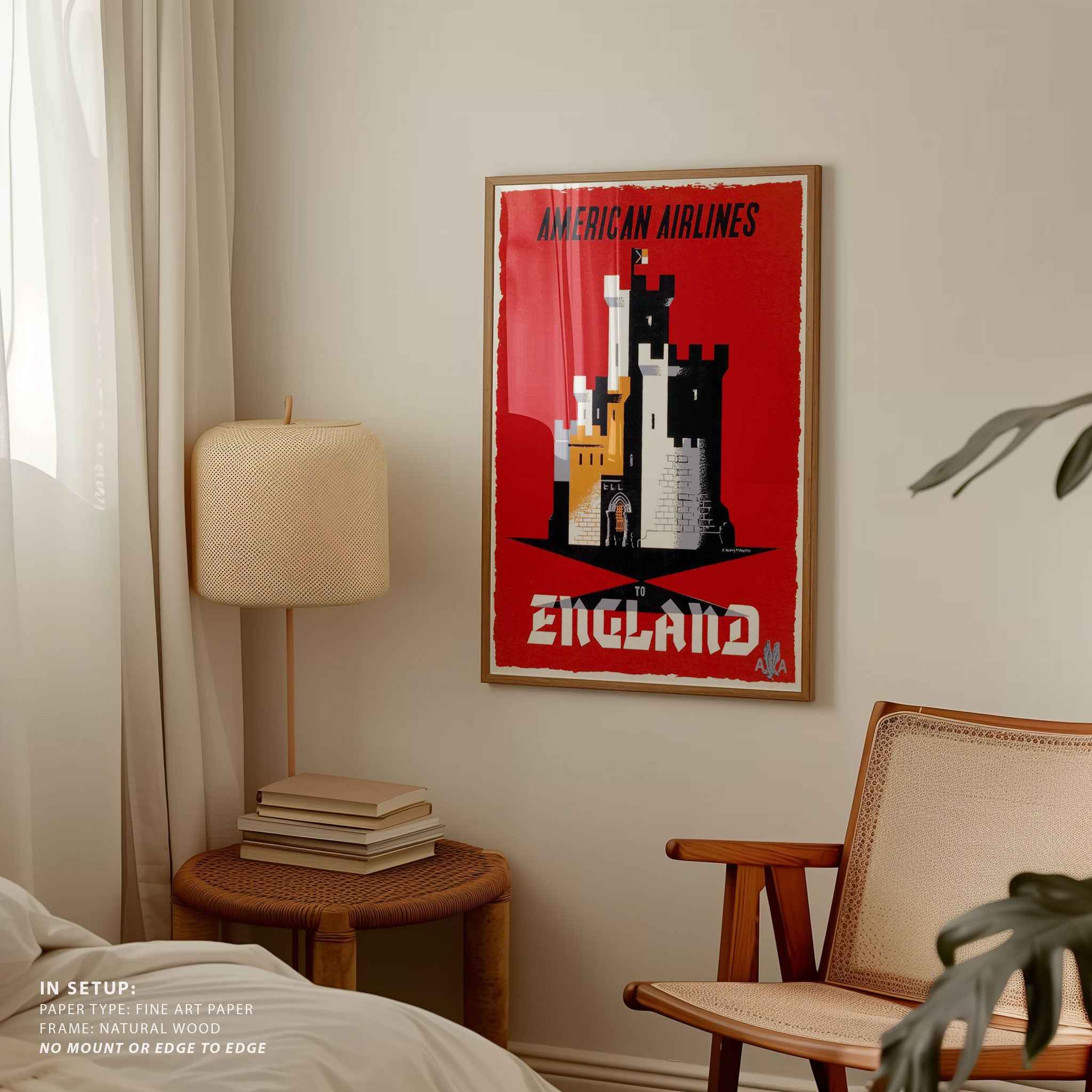 England Travel Poster Print