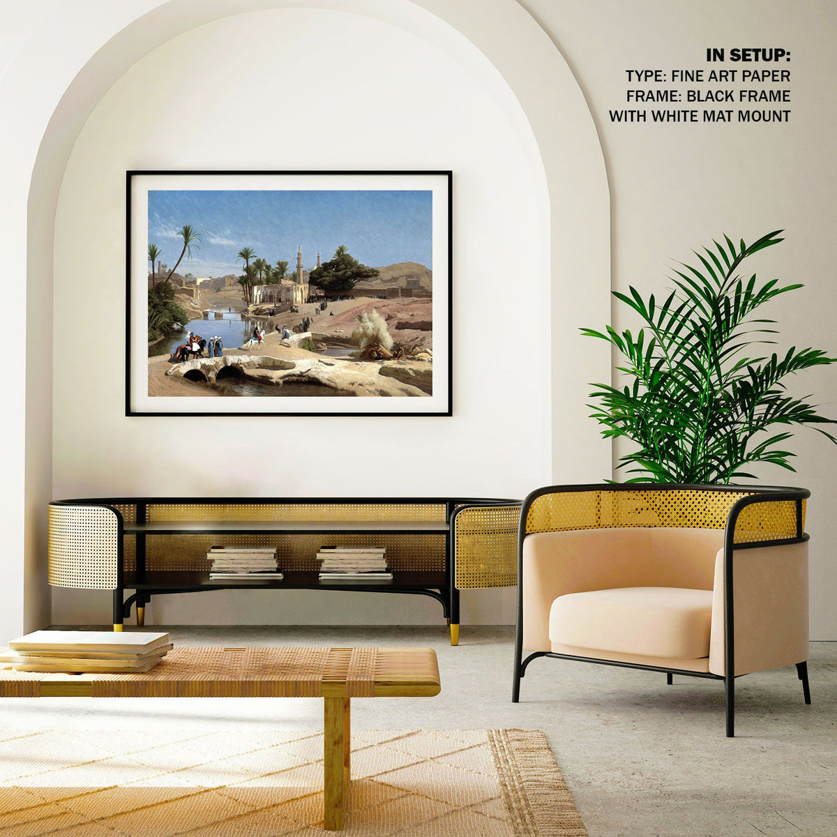 View of Medina, Gerome Painting