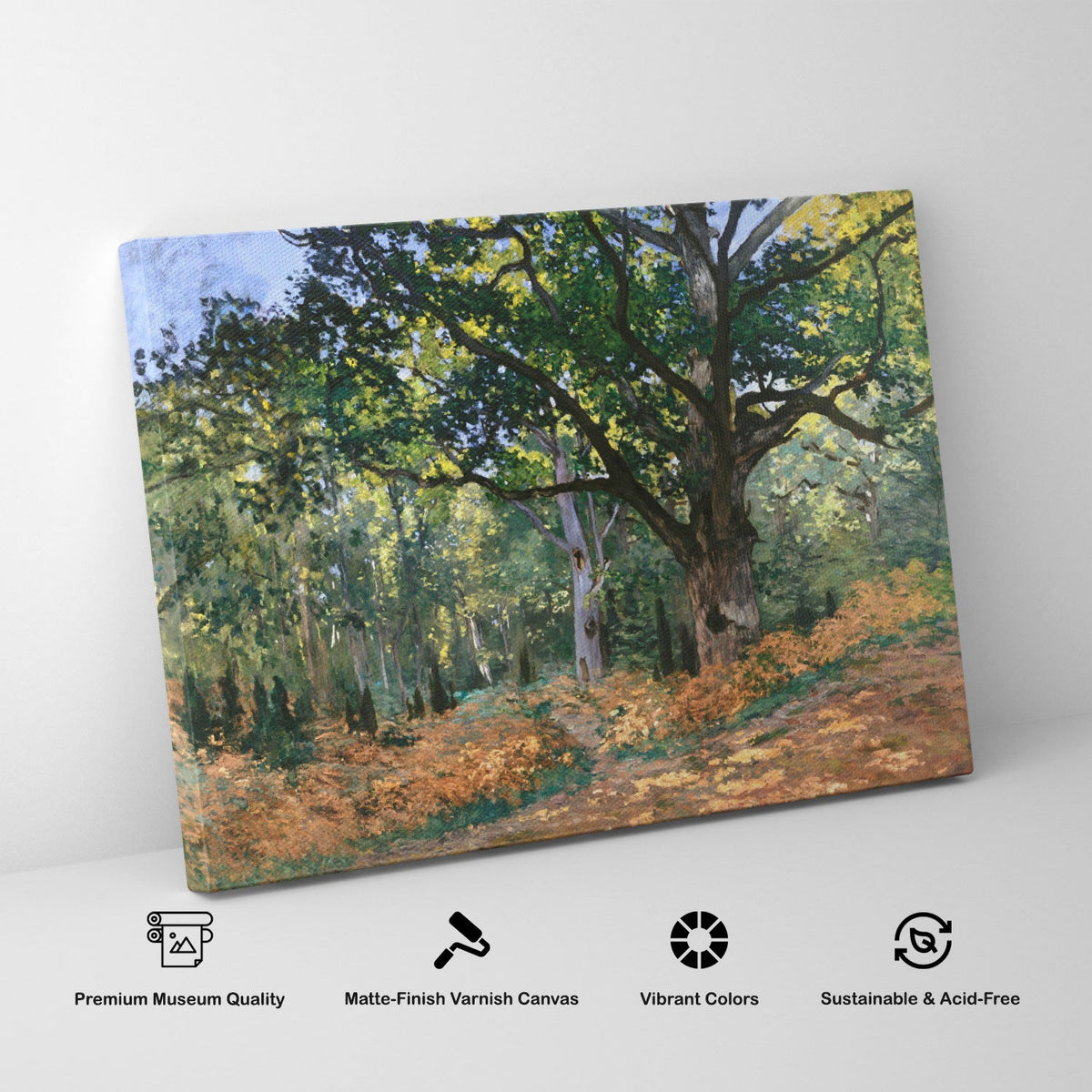 The Bodmer Oak Fontainebleau, Claude Monet Art Painting