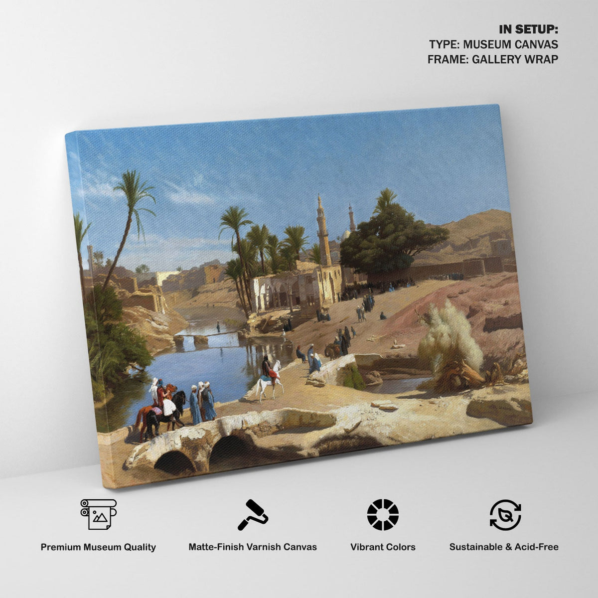 View of Medina, Gerome Painting