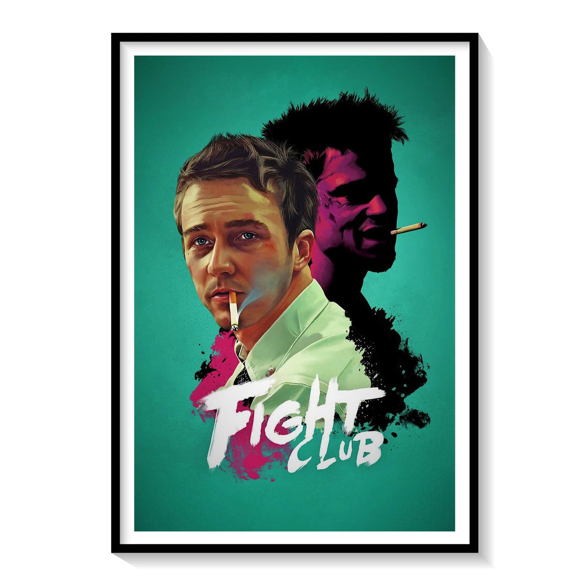Fight Club 1999 Movie Poster Art