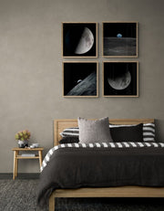 Gallery Wall Art of Moon and Earth, Set of 4, Gallery Wall – image 2