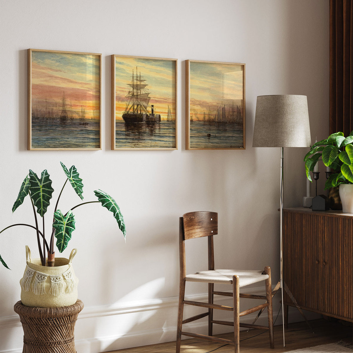 Harbor Scene
