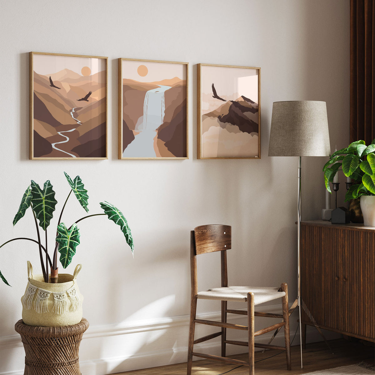 Mid Century Modern Mountain I