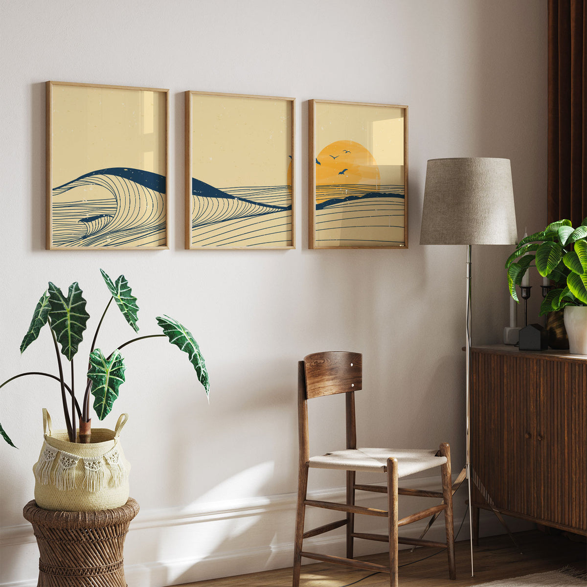 Ocean Wave Landscape