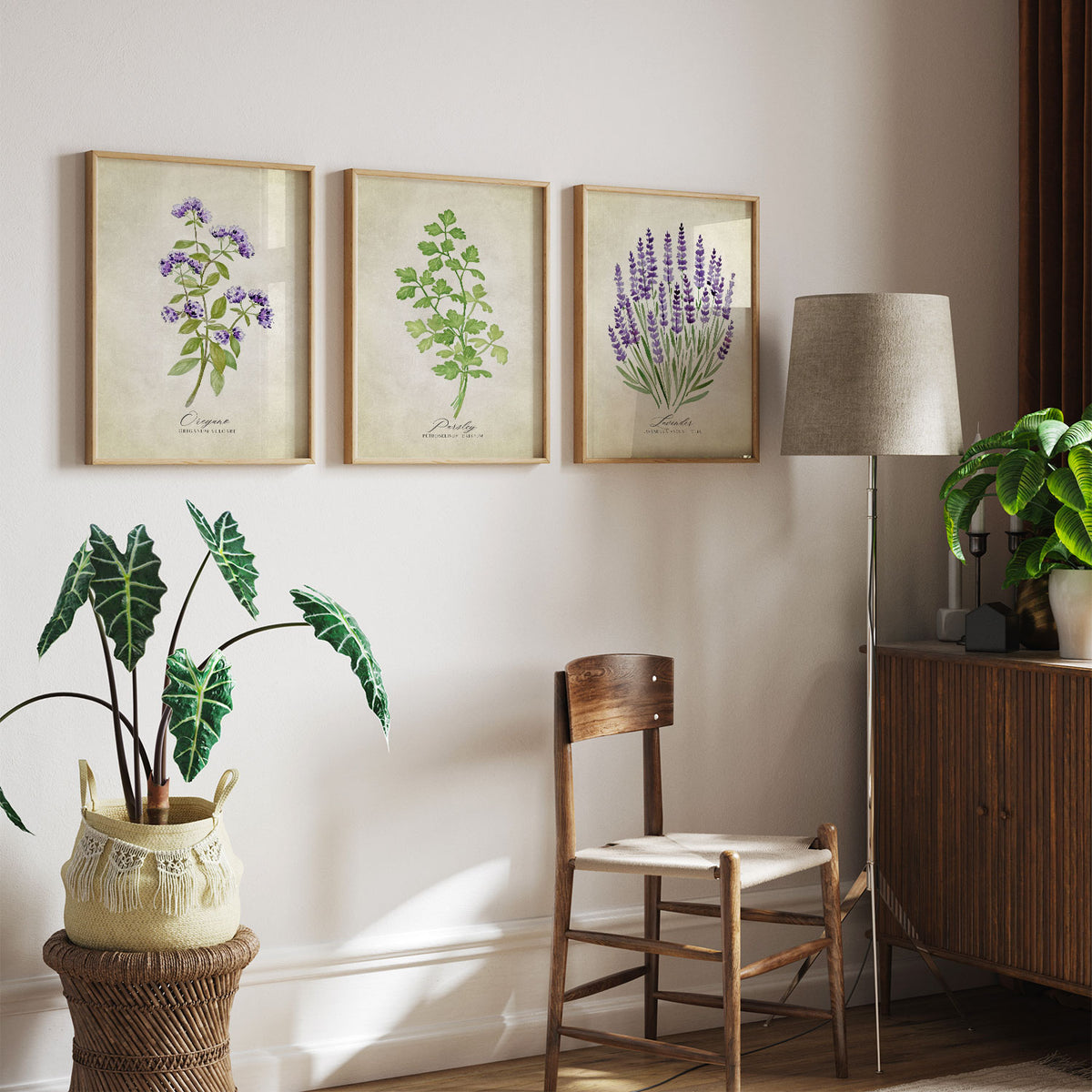 Vintage Botanical Rusted