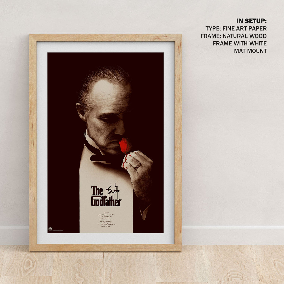 The Godfather I Movie Poster Art