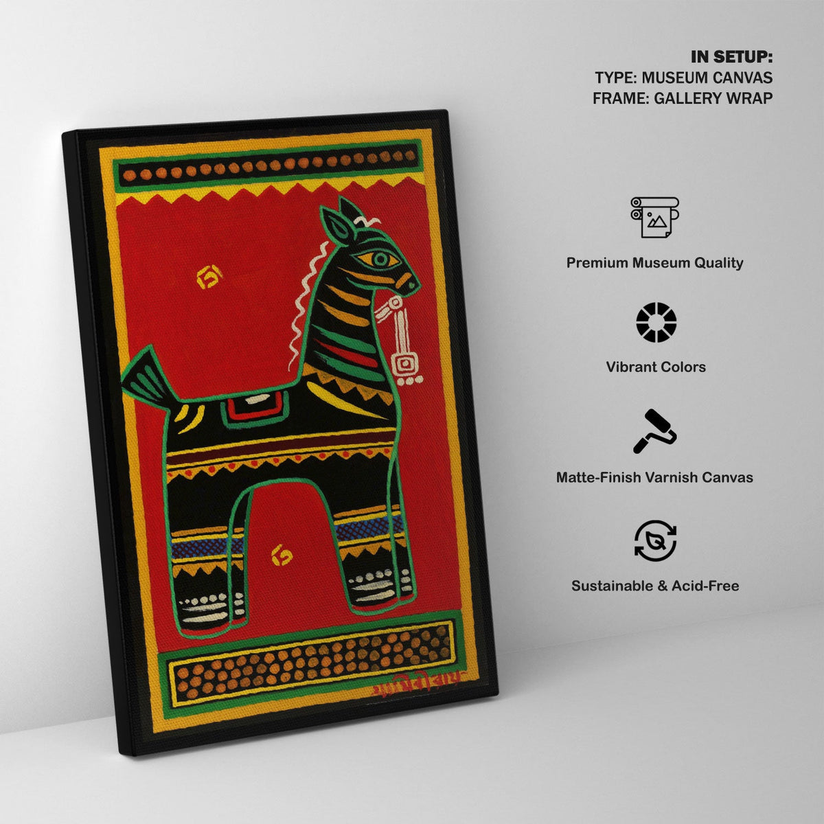Dark Horse, Jamini Roy Paintings