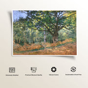 The Bodmer Oak Fontainebleau, Claude Monet Art Painting – image 2