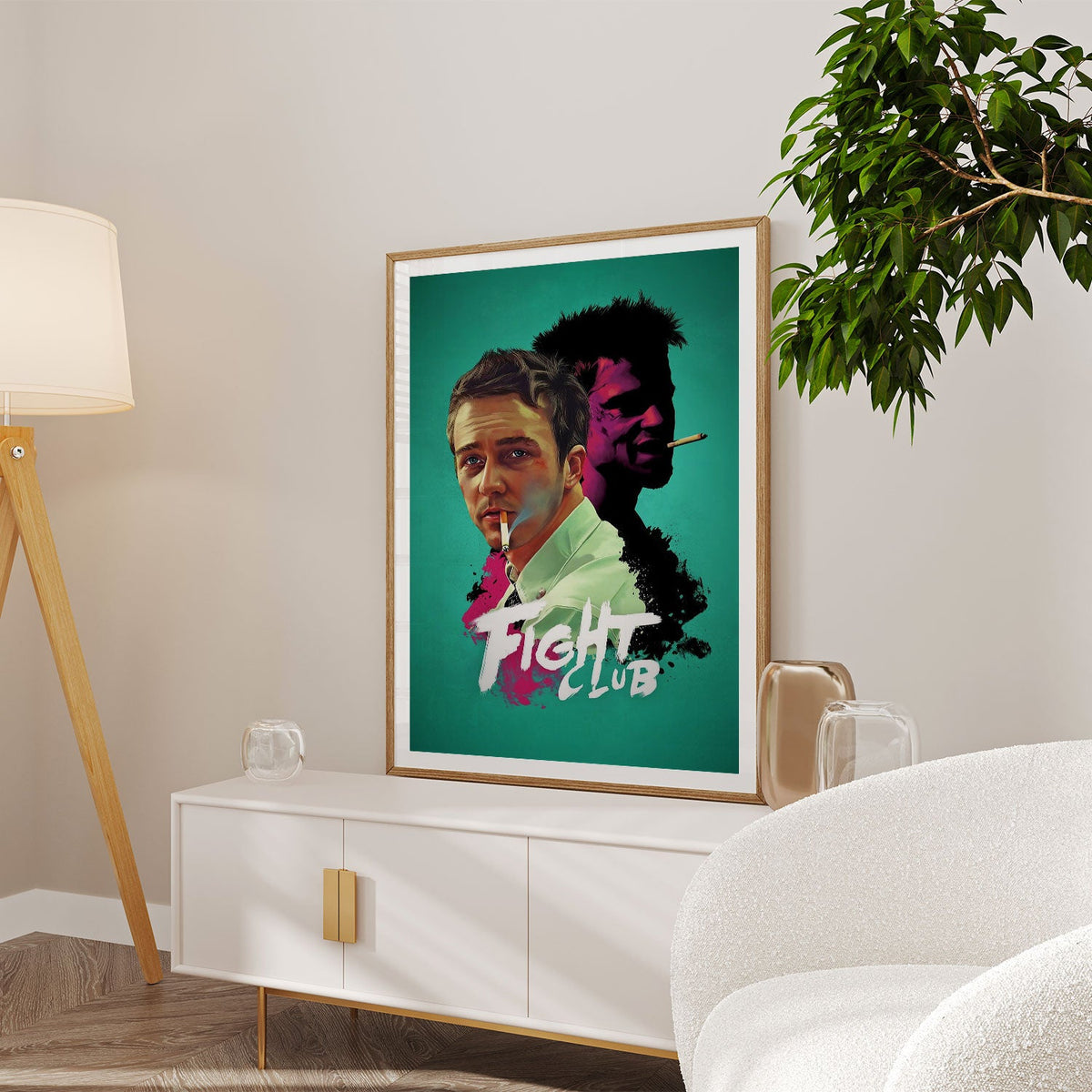 Fight Club 1999 Movie Poster Art