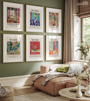 Henri Matisse Art Set of 6, Matisse Exhibition Poster, Matisse Poster, Matisse Gallery Wall Art – image 1
