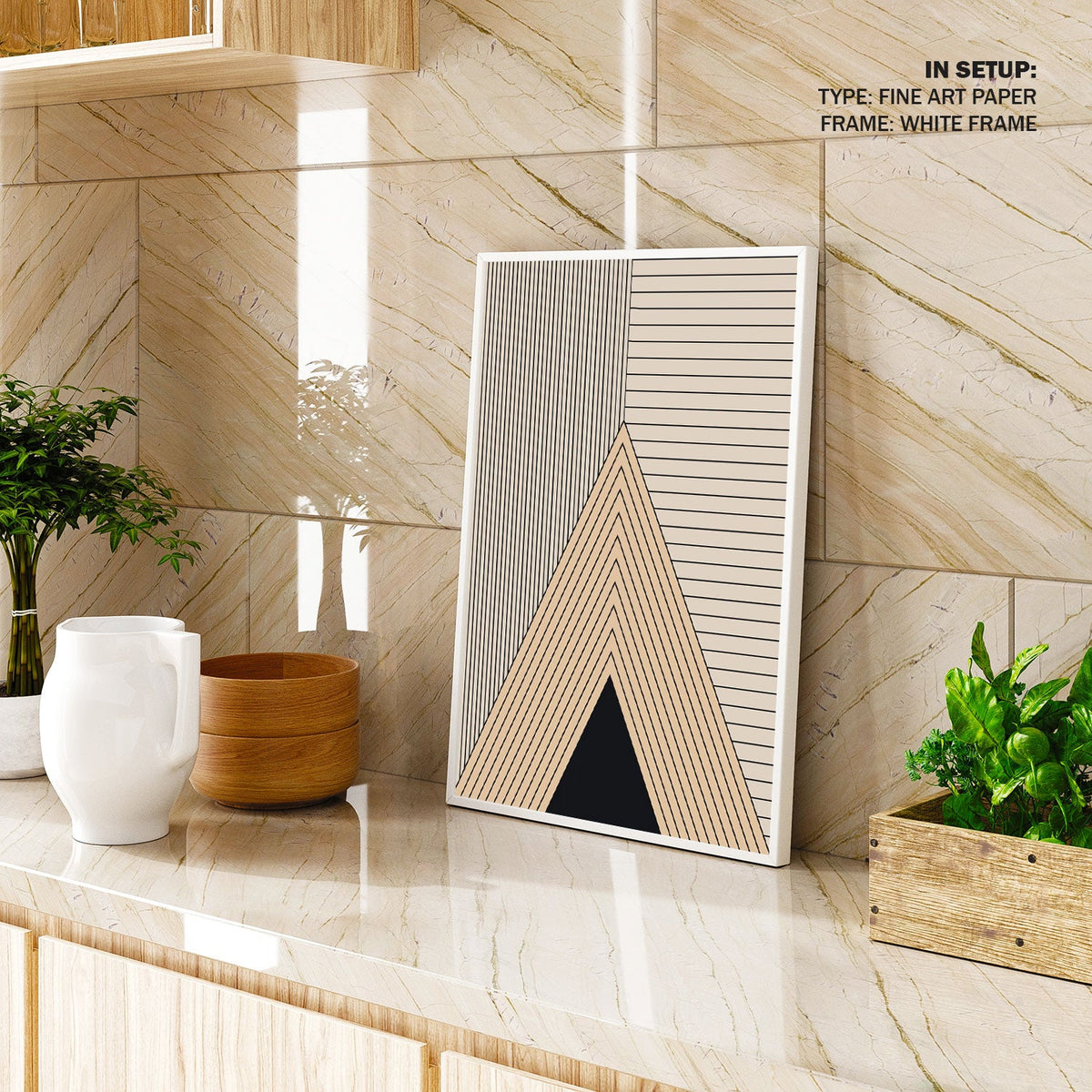 Minimalist Reflex 02, Geometric Art Paintings