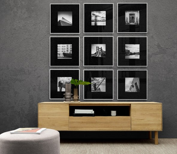 Black and White Architecture Gallery Wall Art set of 9, Architecture